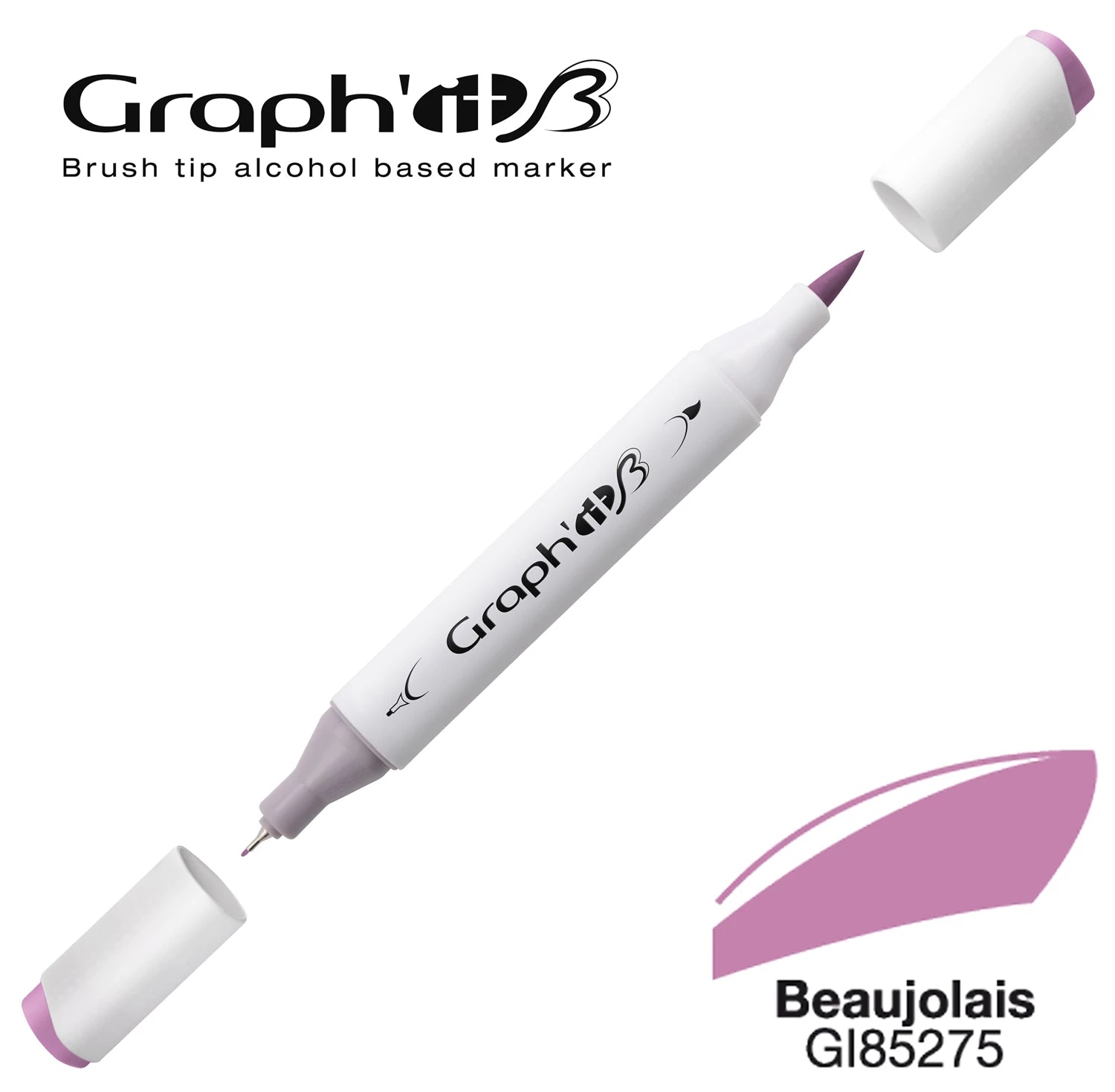 GRAPH'IT MARQUEUR BRUSH A ALCOOL 5275 BEAUJOLAIS