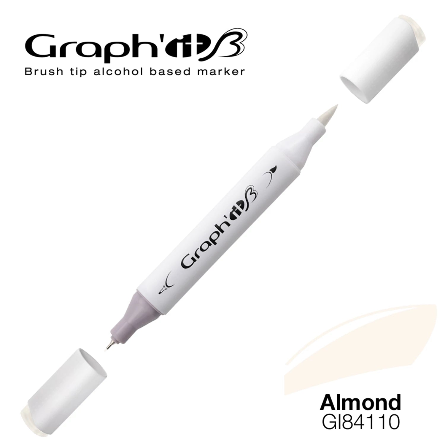 GRAPH'IT MARQUEUR BRUSH A ALCOOL 4110 ALMOND
