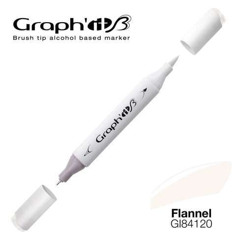 GRAPH'IT MARQUEUR BRUSH A ALCOOL 4120 FLANNEL