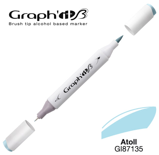 GRAPH'IT MARQUEUR BRUSH A ALCOOL 7135 ATOLL