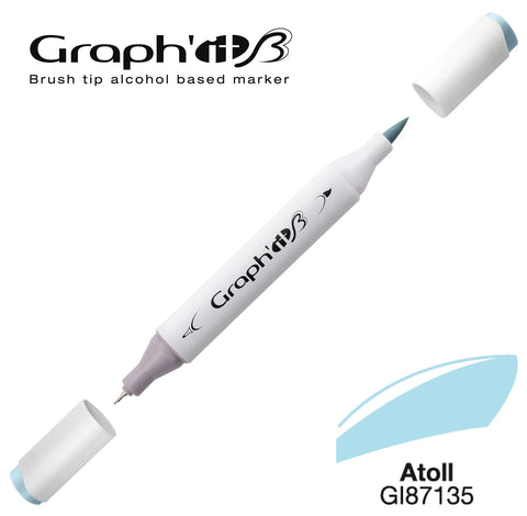 GRAPH'IT MARQUEUR BRUSH A ALCOOL 7135 ATOLL