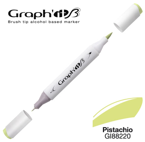 GRAPH'IT MARQUEUR BRUSH A ALCOOL 8220 PISTACHIO