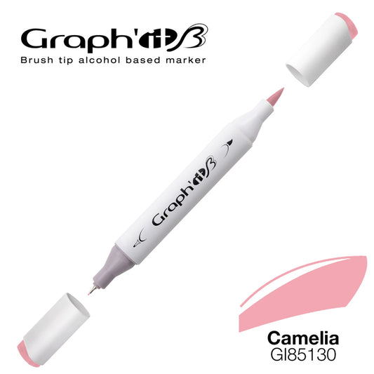 GRAPH'IT MARQUEUR BRUSH A ALCOOL 5130 CAMELIA