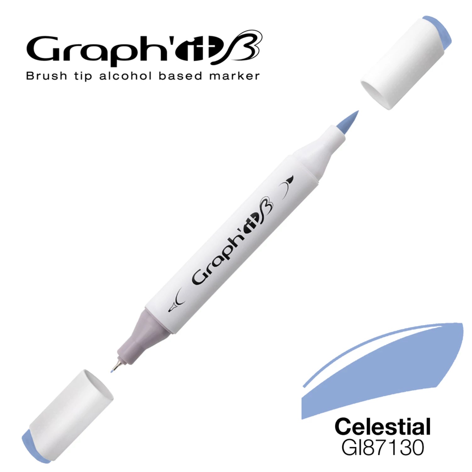 GRAPH'IT MARQUEUR BRUSH A ALCOOL 7130 CELESTIAL