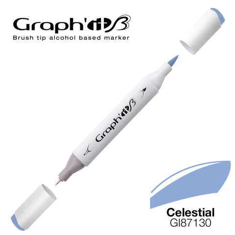 GRAPH'IT MARQUEUR BRUSH A ALCOOL 7130 CELESTIAL