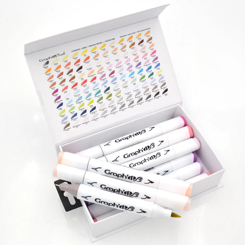 GRAPH'IT BRUSH & EXTRA FINE SET 12 MARQUEURS MANGA SHOJO