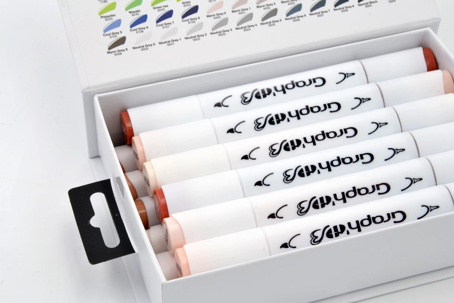 GRAPH'IT BRUSH & EXTRA FINE SET 12 MARQUEURS PEOPLE