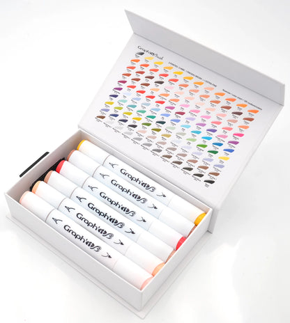 GRAPH'IT BRUSH & EXTRA FINE SET 12 MARQUEURS COMICS