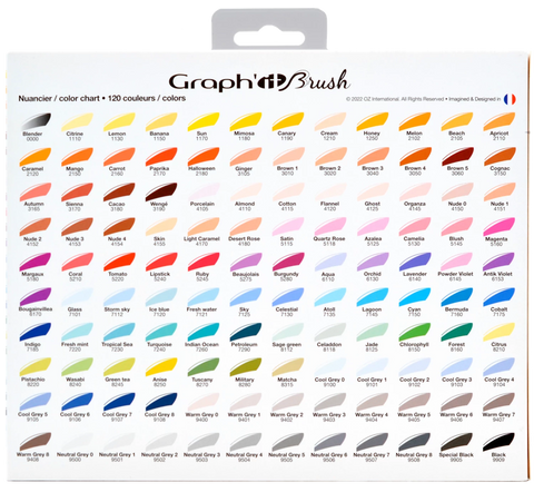 GRAPH'IT BRUSH & EXTRA FINE SET 24 MARQUEURS ESSENTIAL
