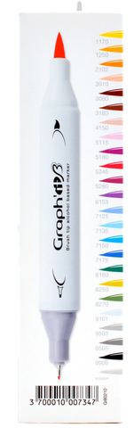GRAPH'IT BRUSH & EXTRA FINE SET 24 MARQUEURS ESSENTIAL