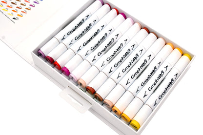 GRAPH'IT BRUSH & EXTRA FINE SET 24 MARQUEURS ESSENTIAL
