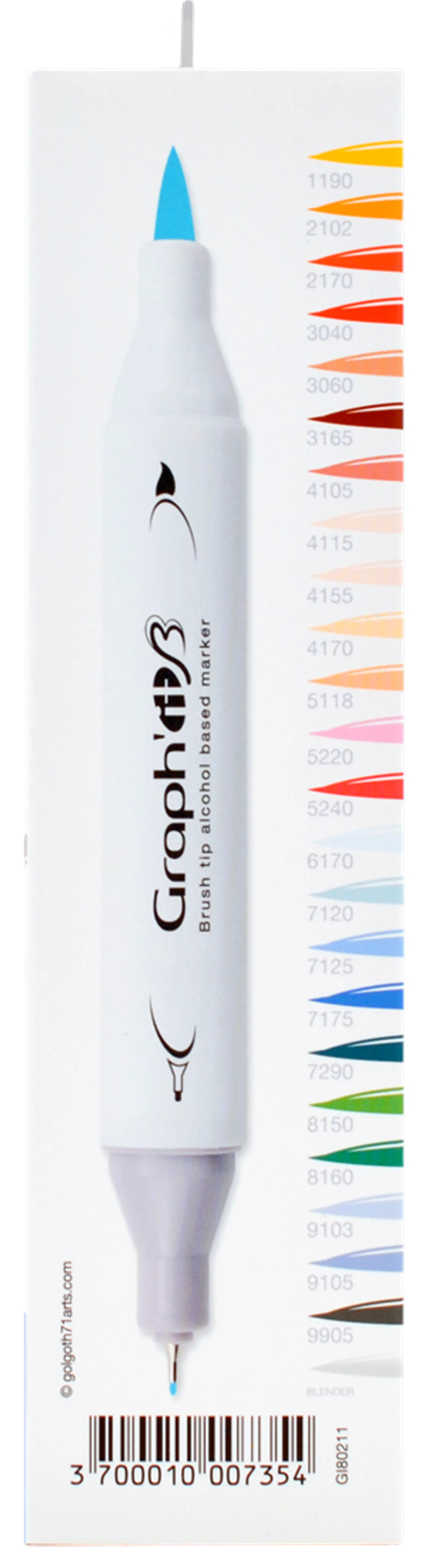 GRAPH'IT BRUSH & EXTRA FINE SET 24 MARQUEURS COMICS