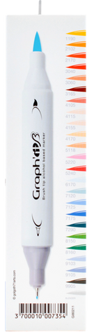 GRAPH'IT BRUSH & EXTRA FINE SET 24 MARQUEURS COMICS