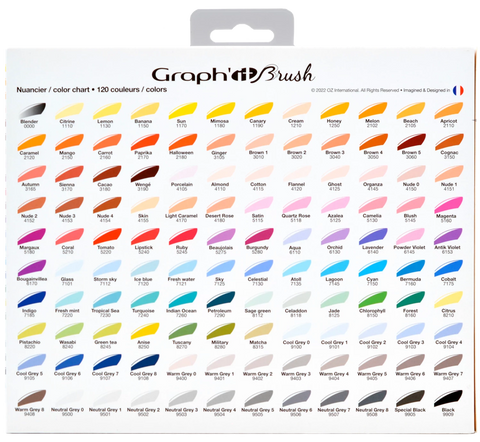 GRAPH'IT BRUSH & EXTRA FINE SET 24 MARQUEURS COMICS