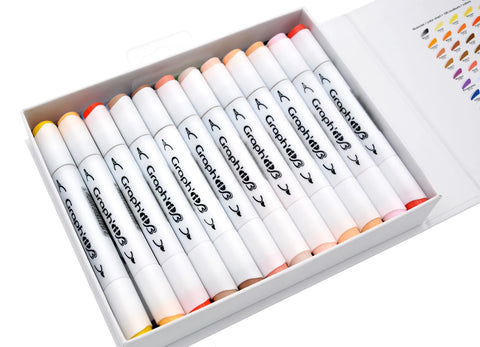 GRAPH'IT BRUSH & EXTRA FINE SET 24 MARQUEURS COMICS