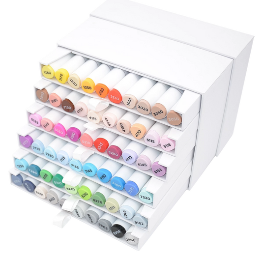 GRAPH'IT BRUSH & EXTRA FINE COFFRET 60 MARQUEURS