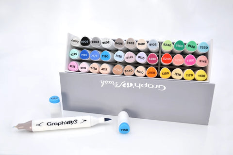 GRAPH'IT BRUSH & EXTRA FINE SET 36 MARQUEURS ESSENTIAL