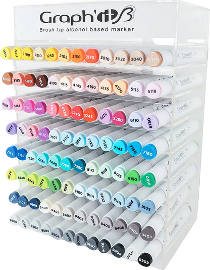 GRAPH'IT BRUSH & EXTRA FINE COFFRET 96 MARQUEURS + PRESENTOI