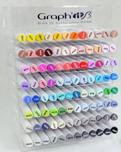 GRAPH'IT BRUSH & EXTRA FINE COFFRET 96 MARQUEURS + PRESENTOI
