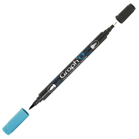 GRAPH'O FEUTRE DOUBLE POINTE A BASE D'EAU 7135 ATOLL