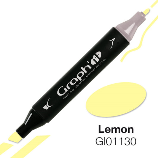 GRAPH'IT MARQUEUR A ALCOOL 1130 LEMON