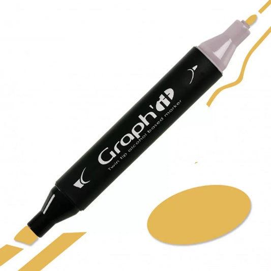 GRAPH'IT MARQUEUR A ALCOOL 1280 MUSTARD