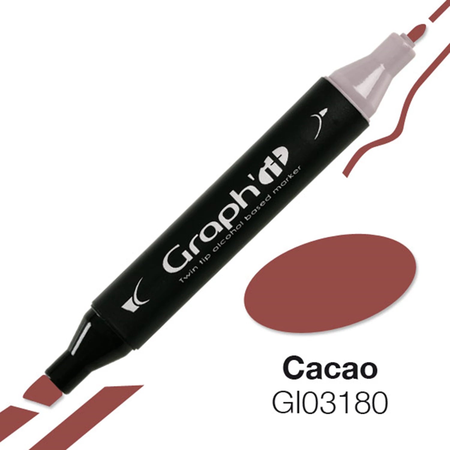 GRAPH'IT MARQUEUR A ALCOOL 3180 CACAO