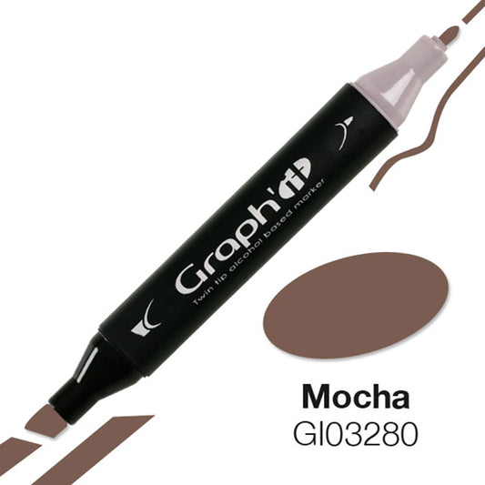 GRAPH'IT MARQUEUR A ALCOOL 3280 MOCHA