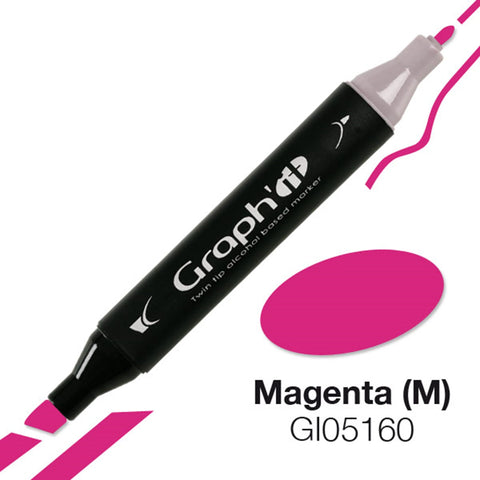 GRAPH'IT MARQUEUR A ALCOOL 5160 MAGENTA