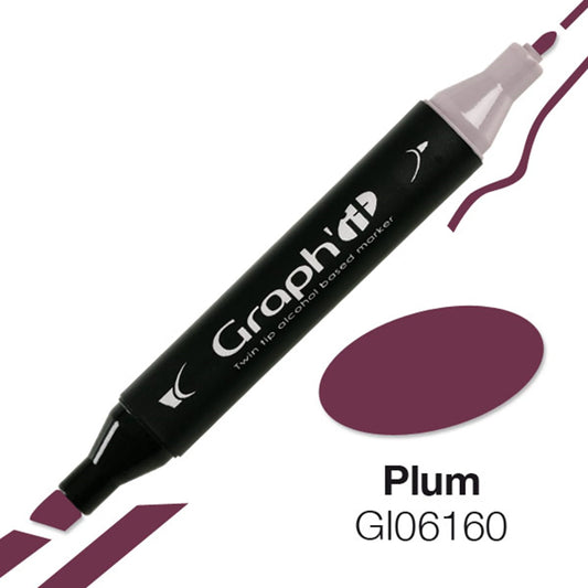 GRAPH'IT MARQUEUR A ALCOOL 6160 PLUM