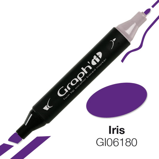 GRAPH'IT MARQUEUR A ALCOOL 6180 IRIS