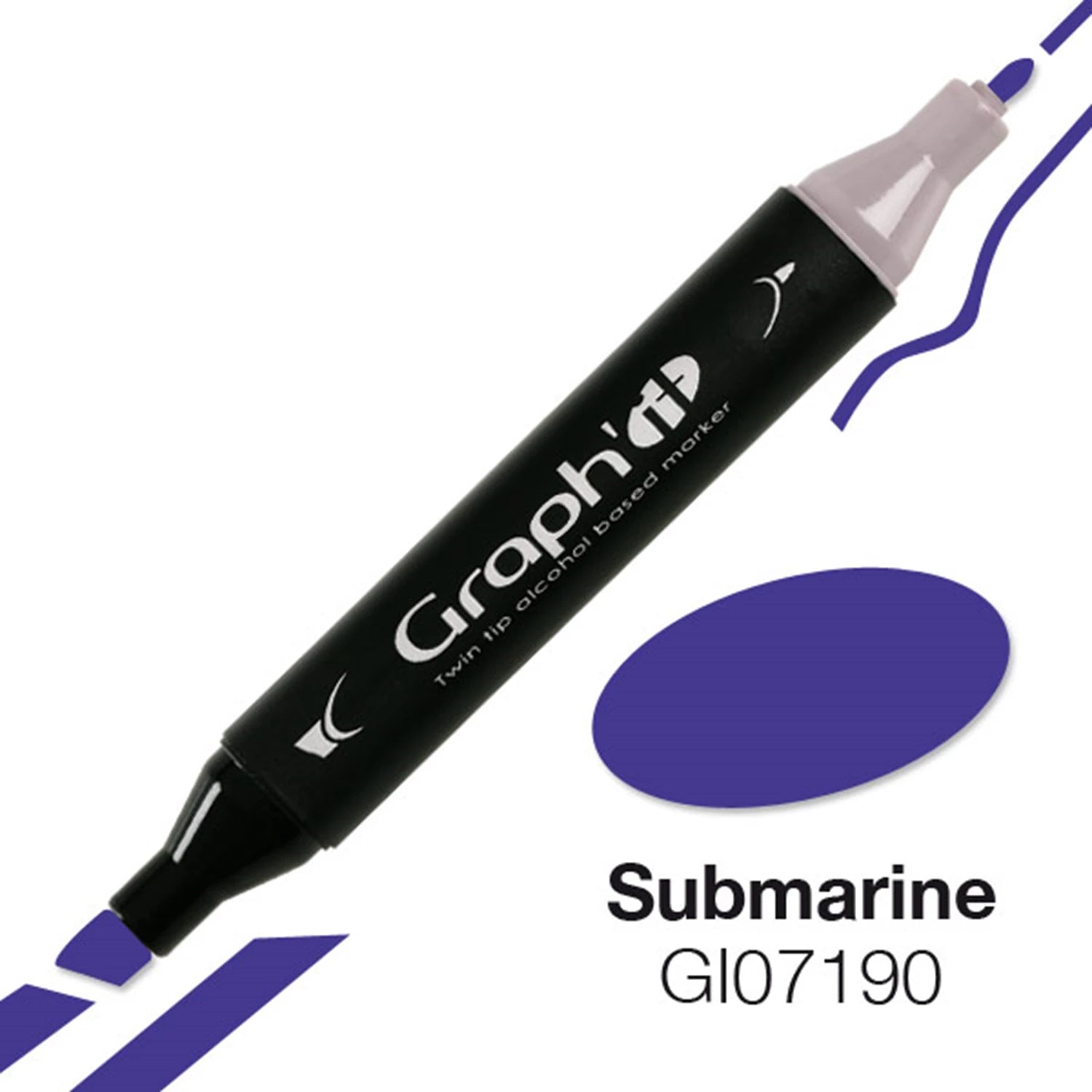 GRAPH'IT MARQUEUR A ALCOOL 7190 SUBMARINE