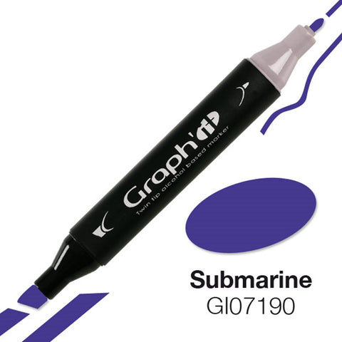 GRAPH'IT MARQUEUR A ALCOOL 7190 SUBMARINE