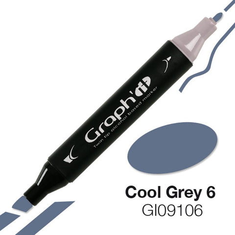 GRAPH'IT MARQUEUR A ALCOOL 9106 COOL GREY 6