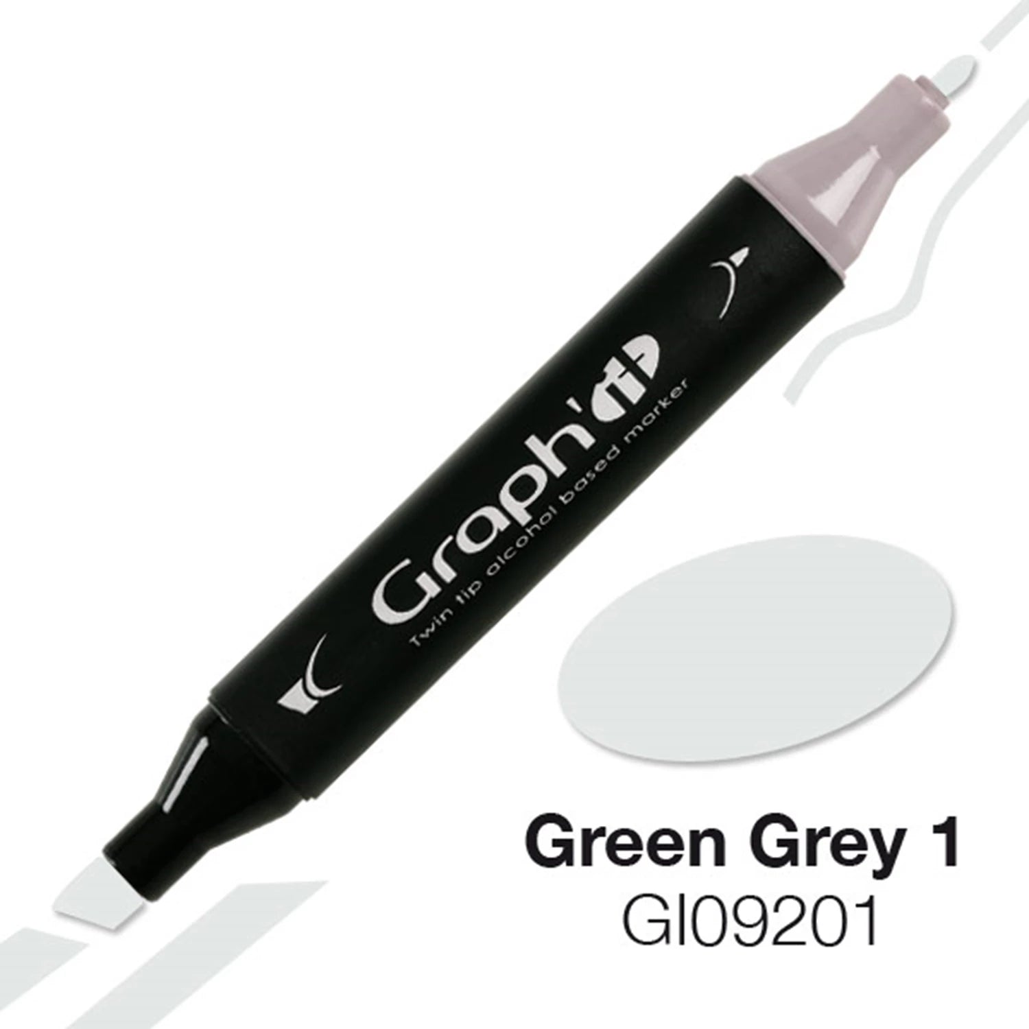 GRAPH'IT MARQUEUR A ALCOOL 9201 GREEN GREY 1