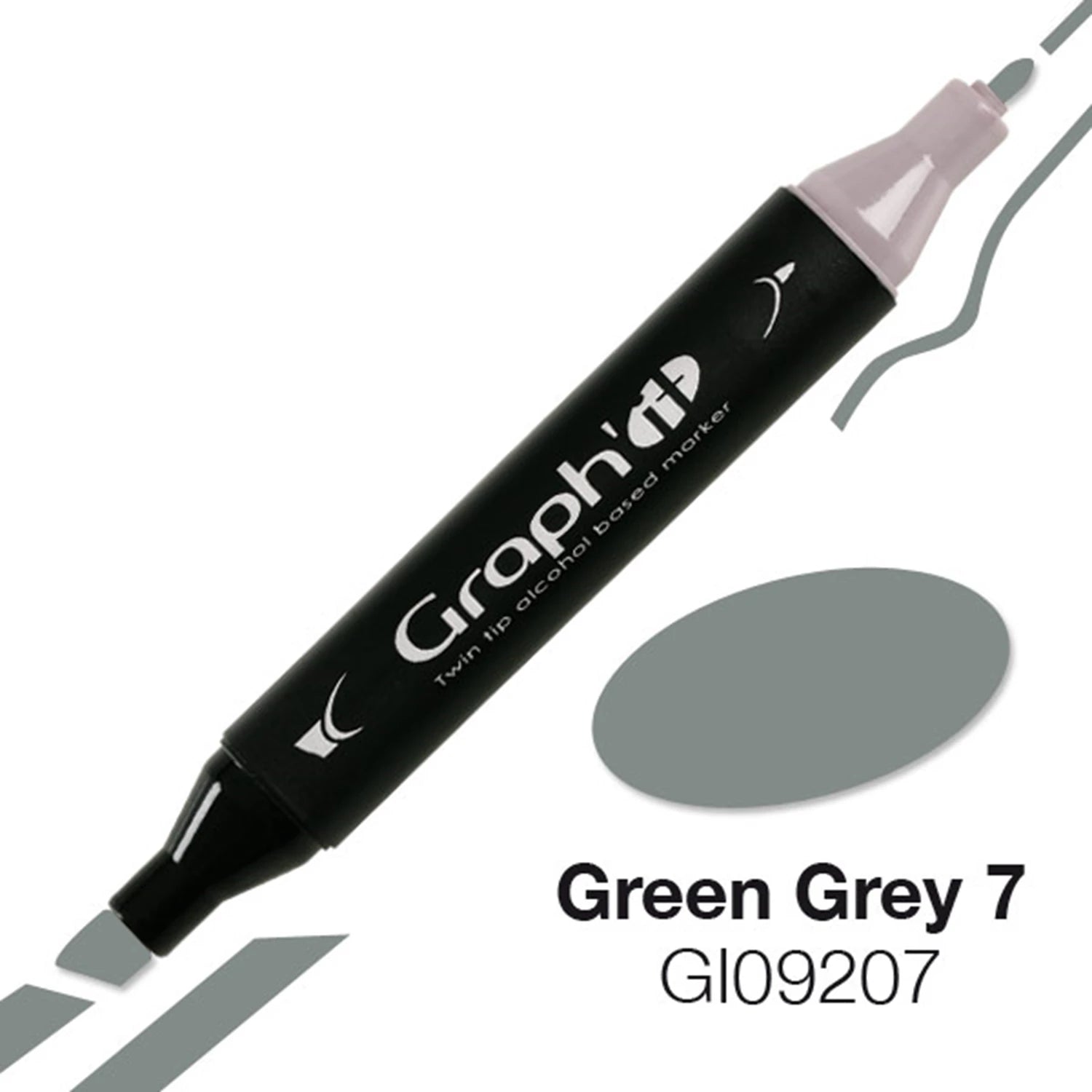 GRAPH'IT MARQUEUR A ALCOOL 9207 GREEN GREY 7