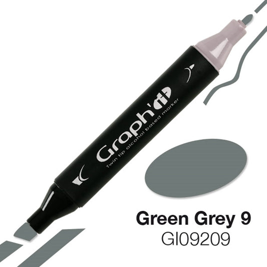 GRAPH'IT MARQUEUR A ALCOOL 9209 GREEN GREY 9