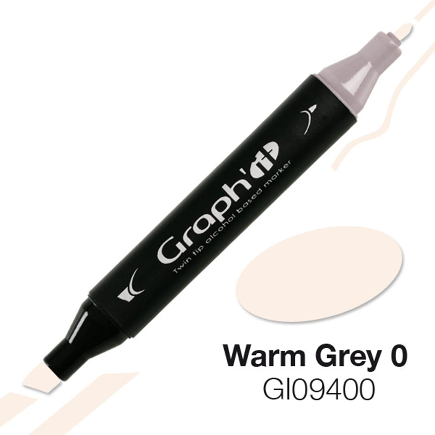 GRAPH'IT MARQUEUR A ALCOOL 9400 WARM GREY 0