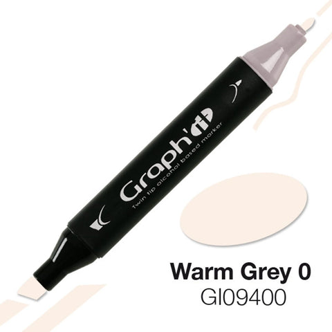 GRAPH'IT MARQUEUR A ALCOOL 9400 WARM GREY 0