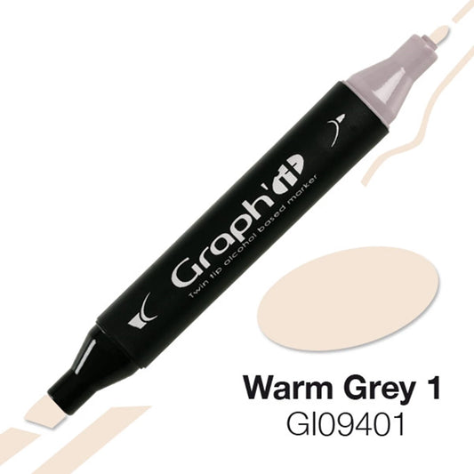 GRAPH'IT MARQUEUR A ALCOOL 9401 WARM GREY 1
