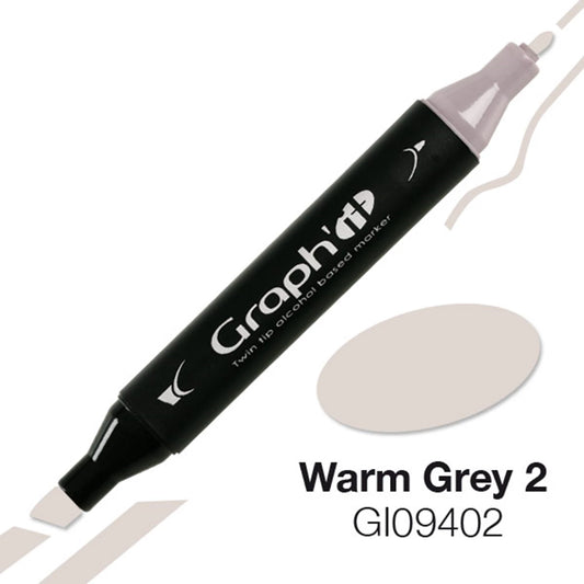 GRAPH'IT MARQUEUR A ALCOOL 9402 WARM GREY 2
