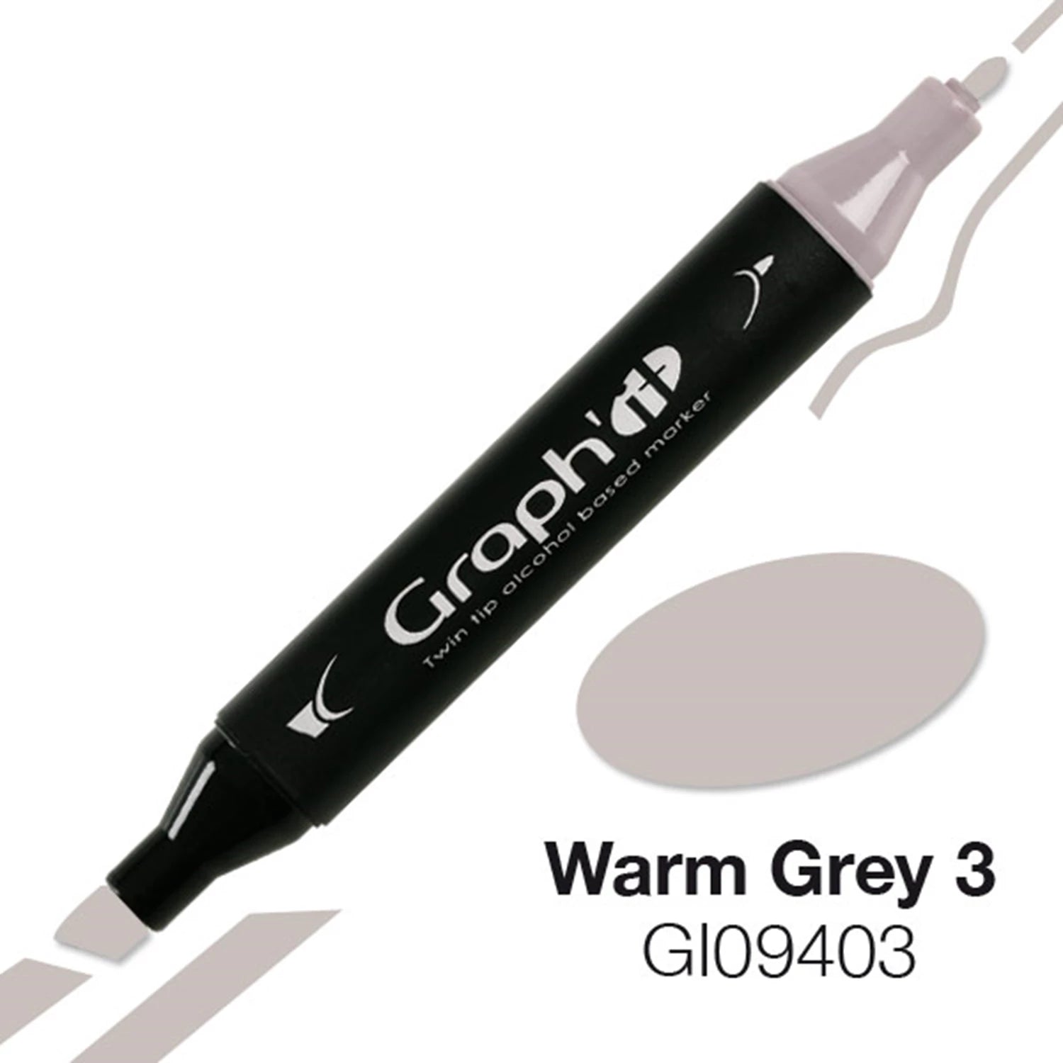 GRAPH'IT MARQUEUR A ALCOOL 9403 WARM GREY 3
