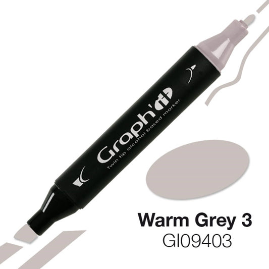 GRAPH'IT MARQUEUR A ALCOOL 9403 WARM GREY 3