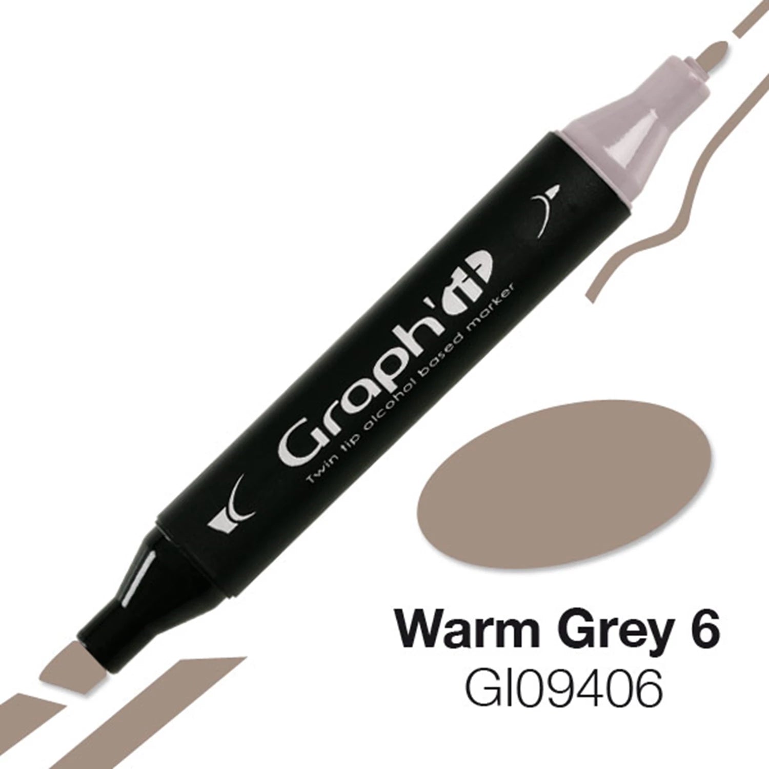 GRAPH'IT MARQUEUR A ALCOOL 9406 WARM GREY 6