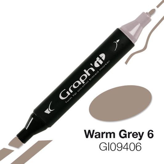 GRAPH'IT MARQUEUR A ALCOOL 9406 WARM GREY 6