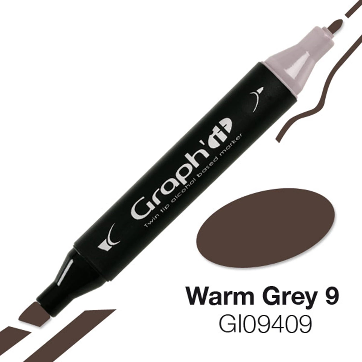 GRAPH'IT MARQUEUR A ALCOOL 9409 WARM GREY 9