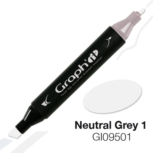 GRAPH'IT MARQUEUR A ALCOOL 9501 NEUTRAL GREY 1