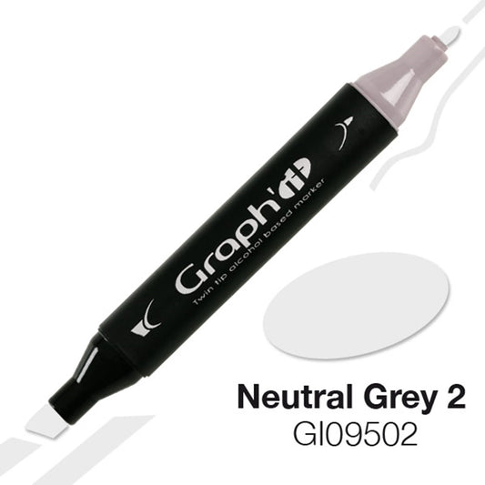 GRAPH'IT MARQUEUR A ALCOOL 9502 NEUTRAL GREY 2