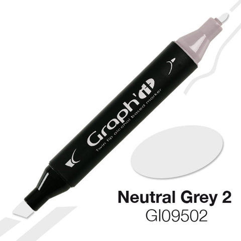 GRAPH'IT MARQUEUR A ALCOOL 9502 NEUTRAL GREY 2
