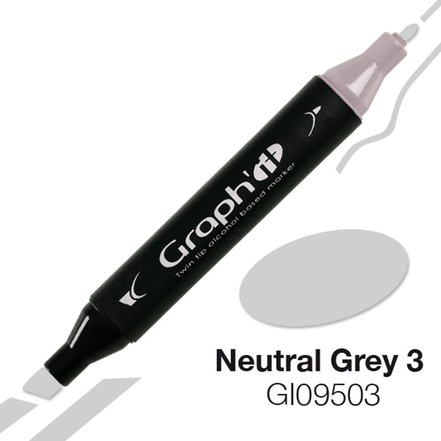 GRAPH'IT MARQUEUR A ALCOOL 9503 NEUTRAL GREY 3
